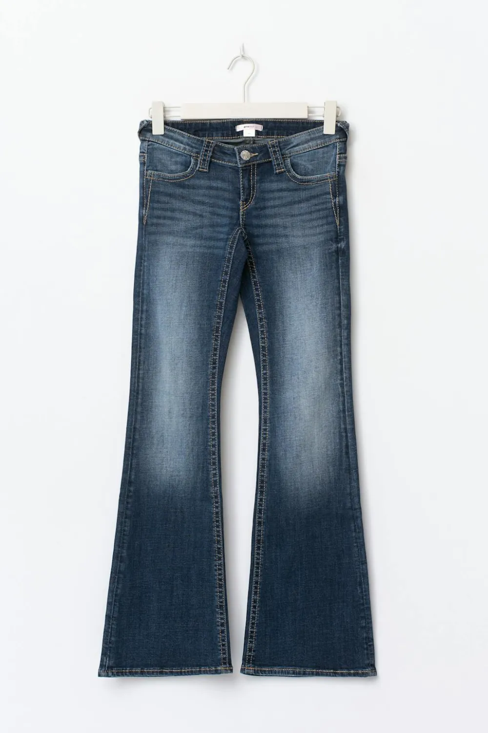 Gina Tricot Y too messy flare jeans Blå Hot