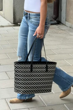Gina Tricot Y tote bag Svart Discount