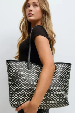Gina Tricot Y tote bag Svart Discount
