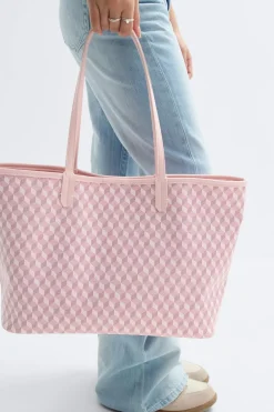 Gina Tricot Y tote bag Rosa Online