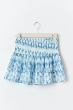 Gina Tricot Y two layer multi skirt Blå Sale