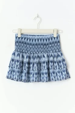 Gina Tricot Y two layer multi skirt Blå Sale