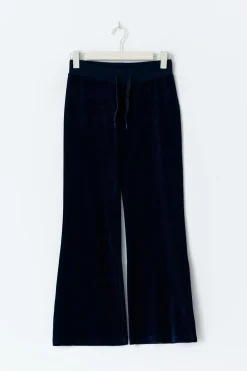 Gina Tricot Y velour trousers Blå