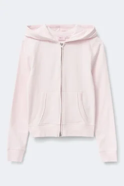 Gina Tricot Y y2k 2 way zip hoodie Rosa Outlet