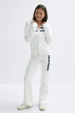 Gina Tricot Y y2k 2 way zip hoodie Hvit Hot