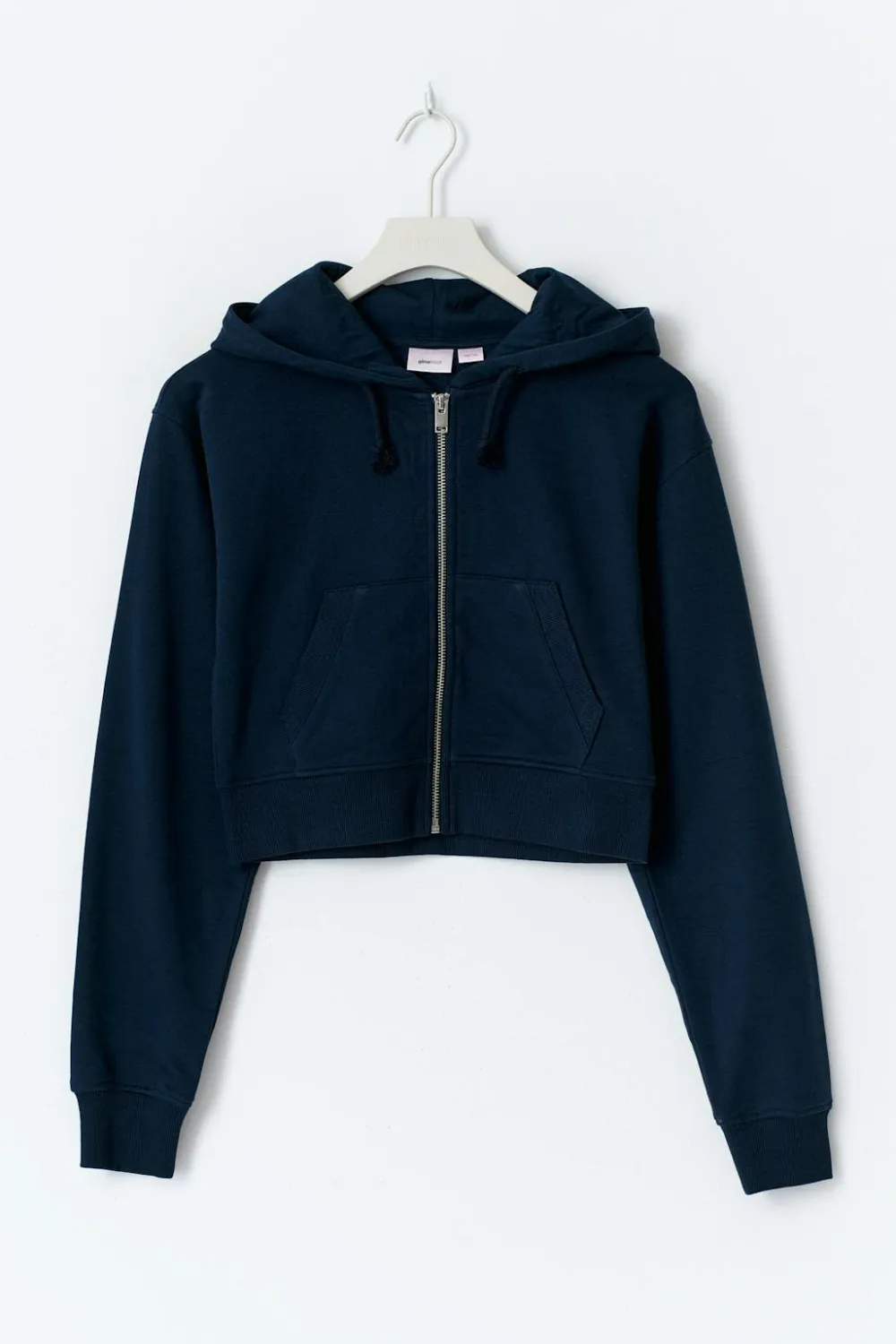 Gina Tricot Y zip hoodie Blå Online