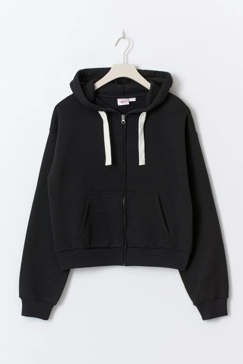 Gina Tricot 14+ zip hoodie Svart