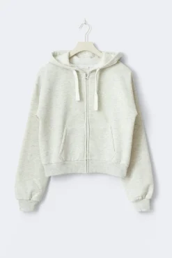 Gina Tricot 14+ zip hoodie Grå New