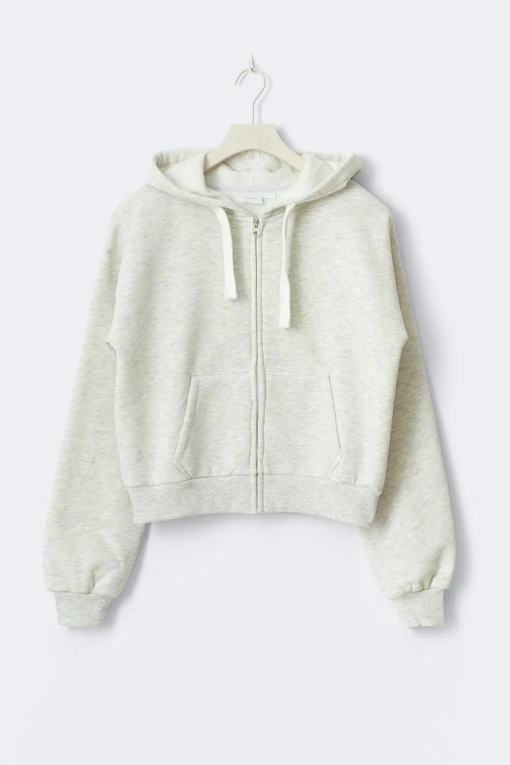 Gina Tricot 14+ zip hoodie Grå New