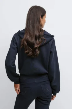 Gina Tricot 14+ zip hoodie Blå Clearance