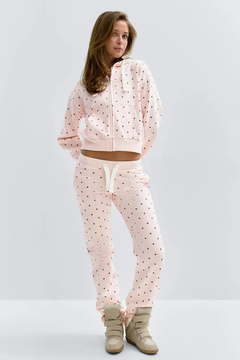 Gina Tricot 14+ zip hoodie Rosa Discount