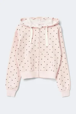 Gina Tricot 14+ zip hoodie Rosa Discount