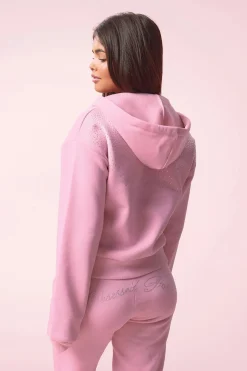 Gina Tricot 14+ zip hoodie Rosa Discount