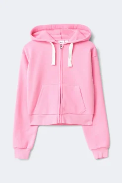 Gina Tricot 14+ zip hoodie Rosa Discount