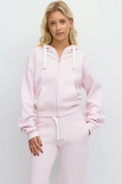 Gina Tricot 14+ zip hoodie Rosa