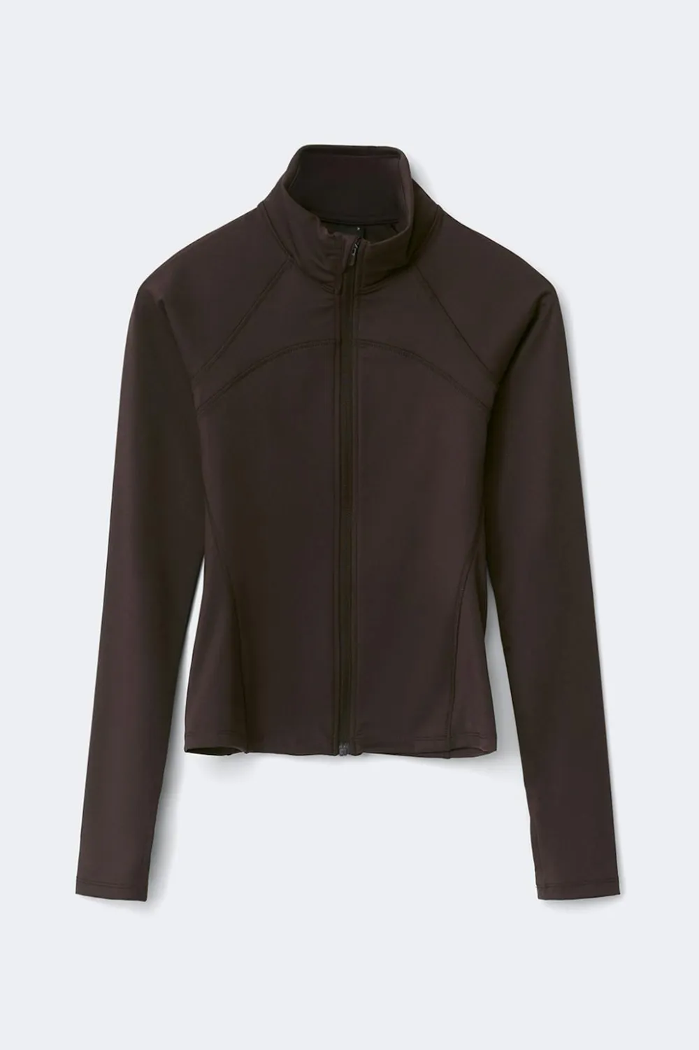 Gina Tricot Zip yoga jacket Brun Outlet