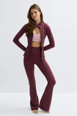 Gina Tricot Zip yoga jacket Rød Online